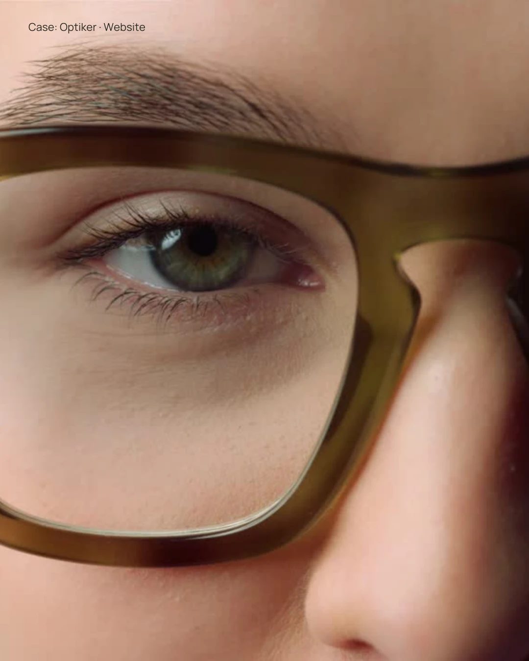 Brillenmotiv und Website-Gestaltung von Optik Schröder